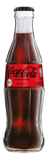 Coca Cola Zero 0,2L sklo (prepravka 24ks)