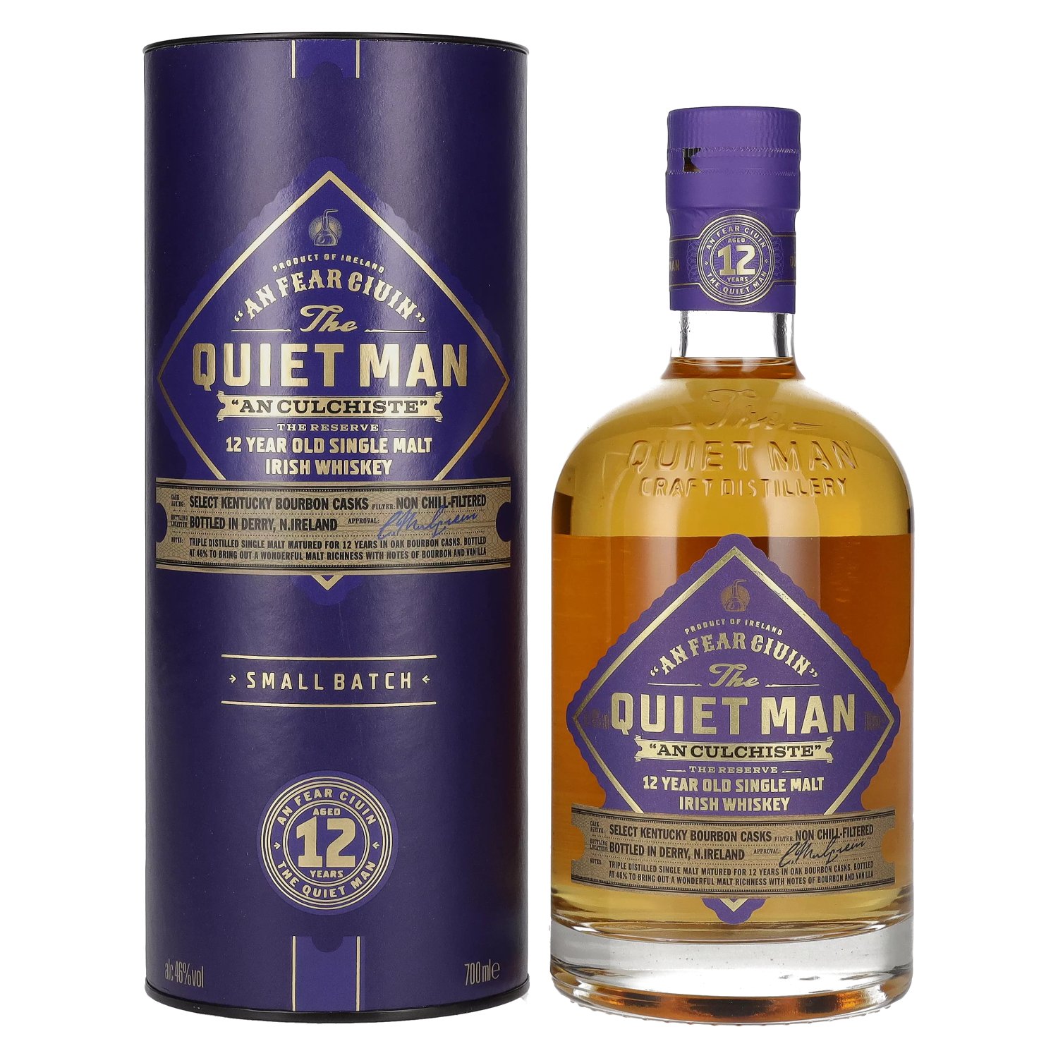 The Quiet Man 12y 46% 0,7 l (kazeta)