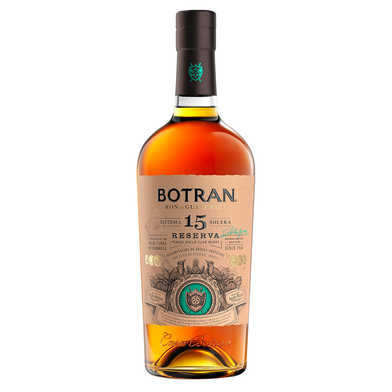 Botran Reserva 40% 15y 0,7 l (čistá fľaša)