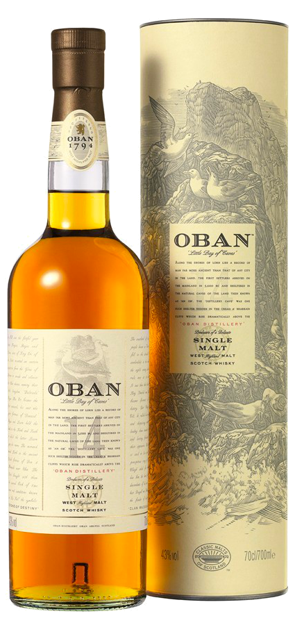 E-shop Oban Single Malt Whisky 14y 43% 0,7 l (tuba)