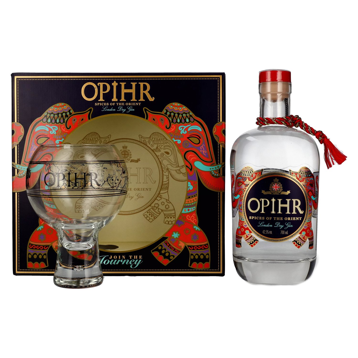 Opihr Oriental Spiced 42,5% 0,7L + pohár