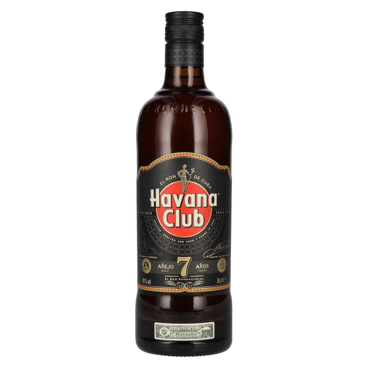 Havana Club 7y 40% 0,7L (čistá fľaša)
