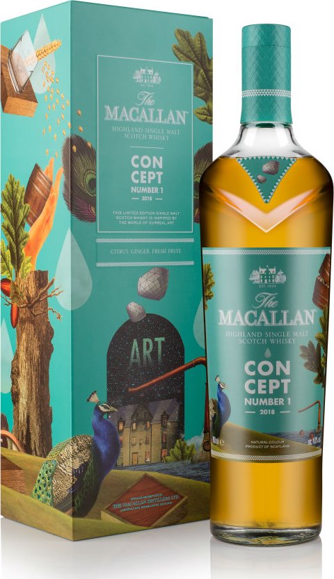 The Macallan CONCEPT No.1 Limited Edition 2018 40% 0,7L v kartóne