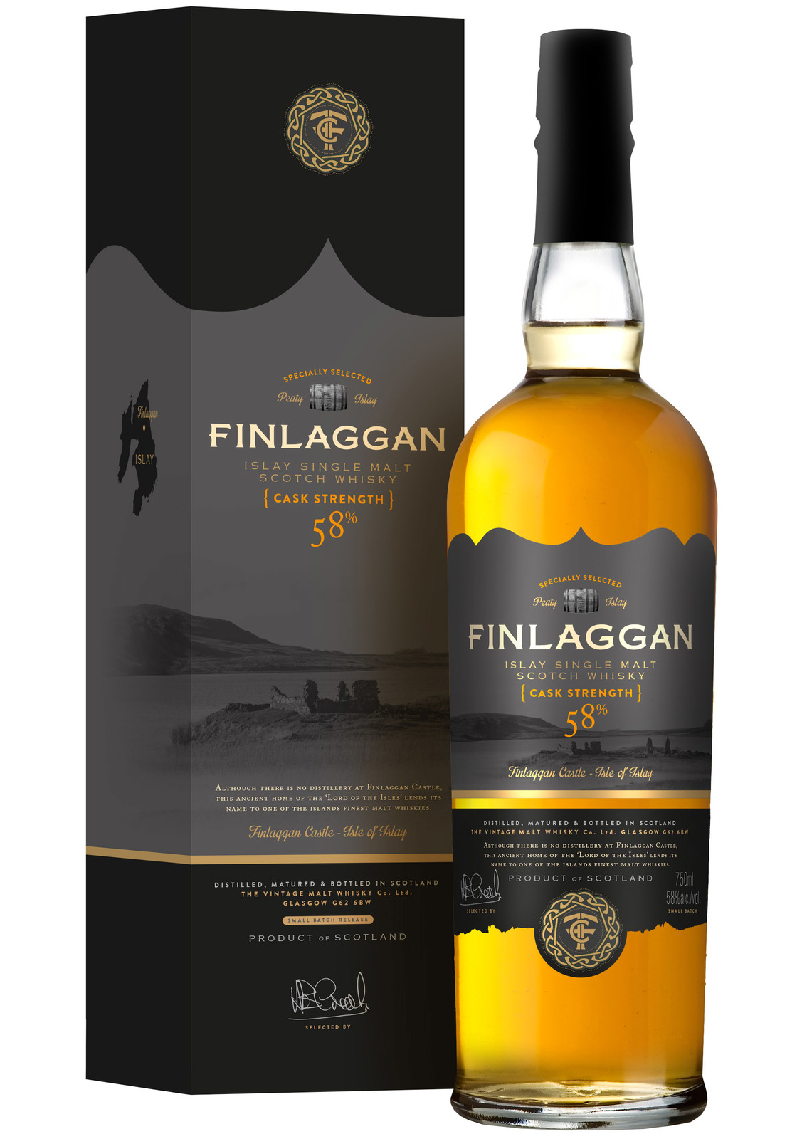 E-shop Finlaggan Original Peaty Cask Strength 58% 0,7 l (kazeta)