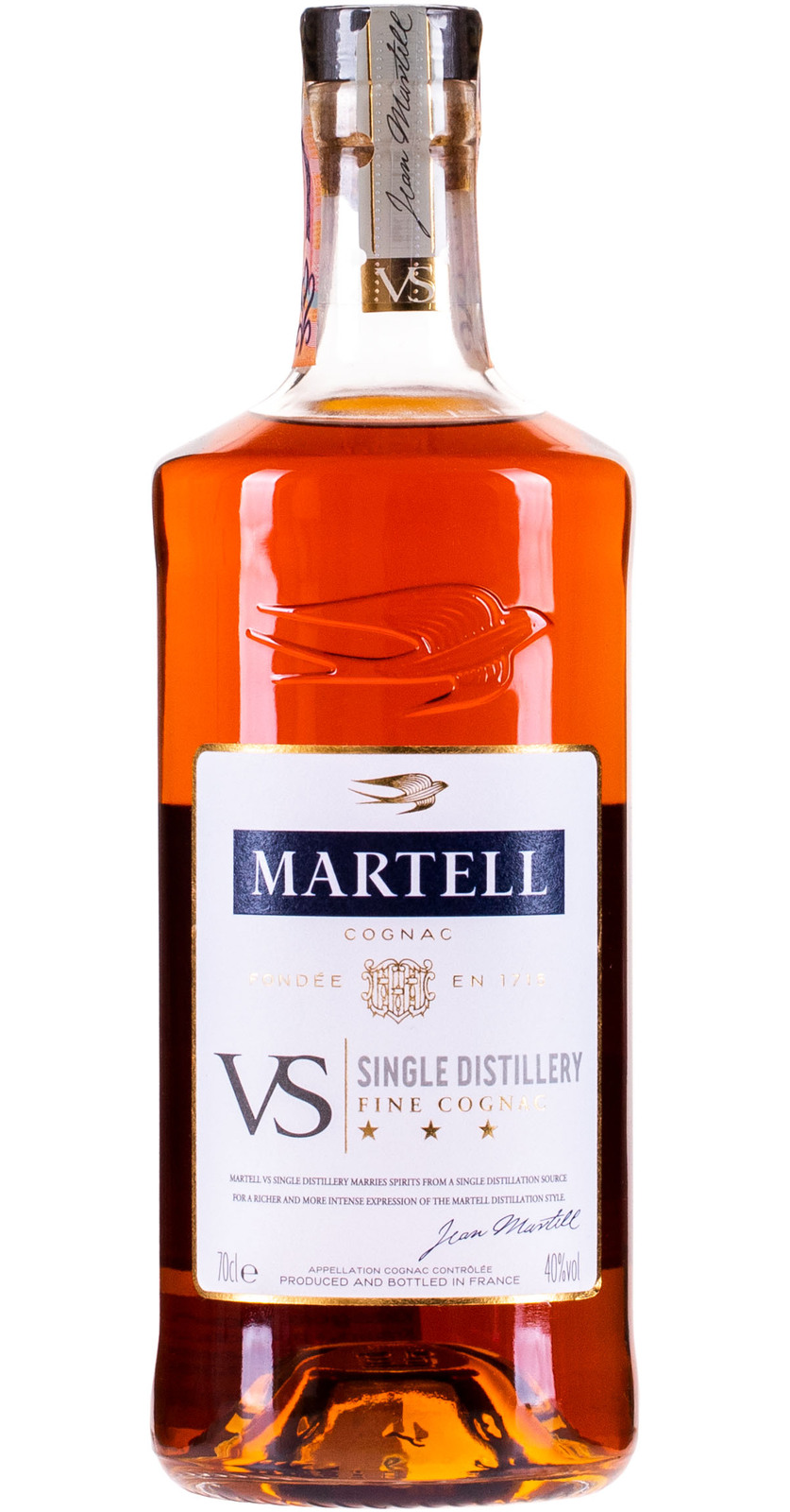 Martell VS 40% 0,7 l (čistá fľaša)