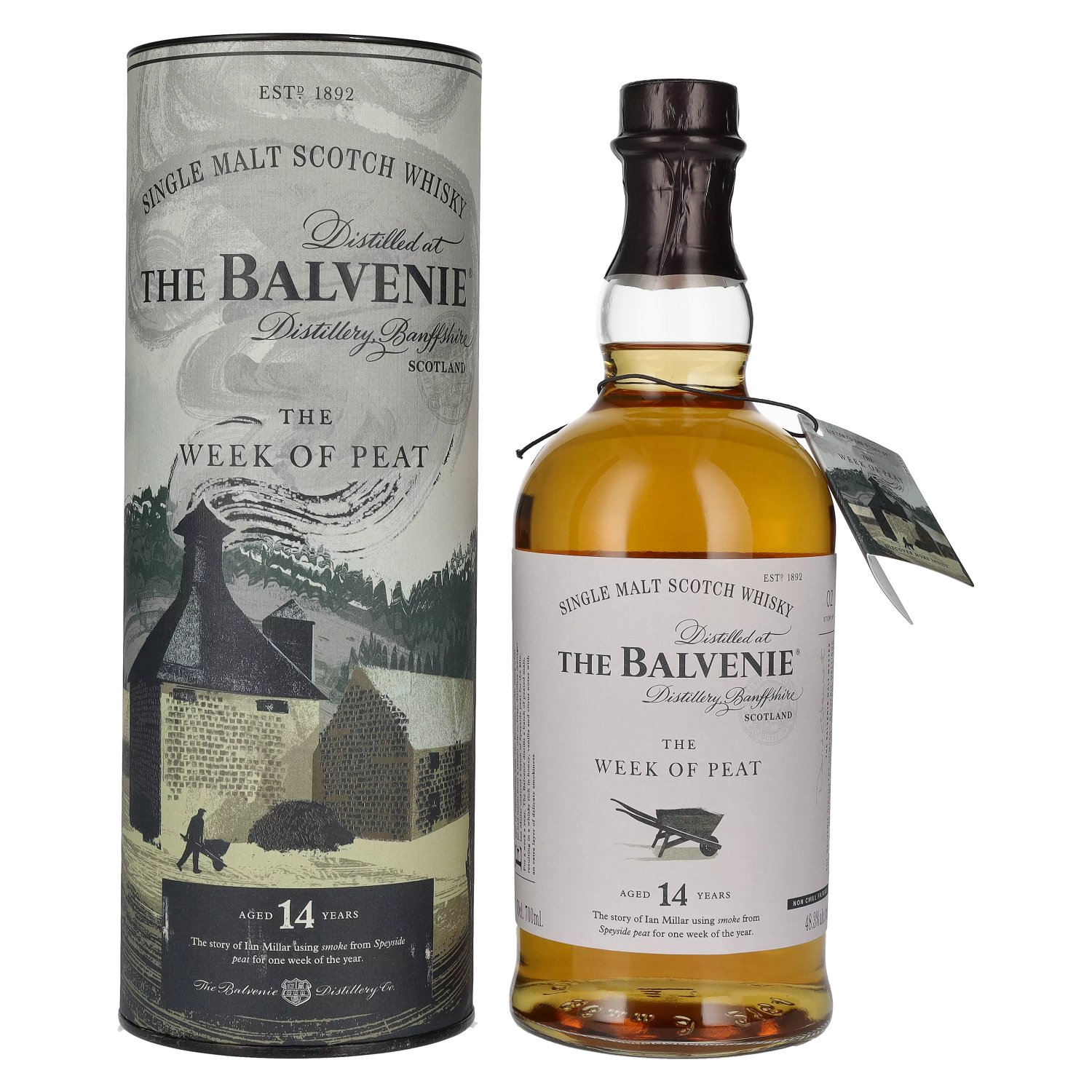 The Balvenie 14y The WEEK OF PEAT 48,3% 0,7L v tube