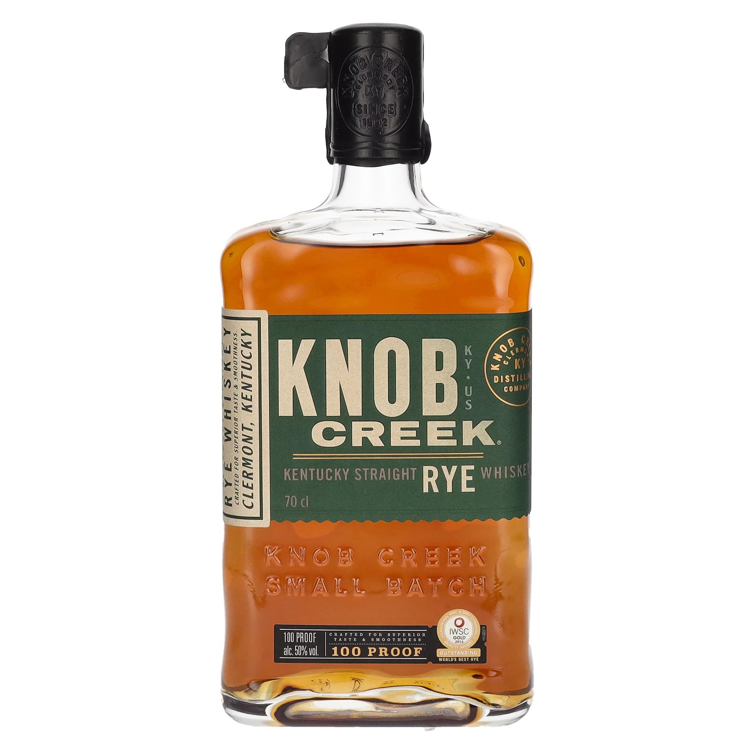 Knob Creek Rye 50% 0,7 l (čistá fľaša)