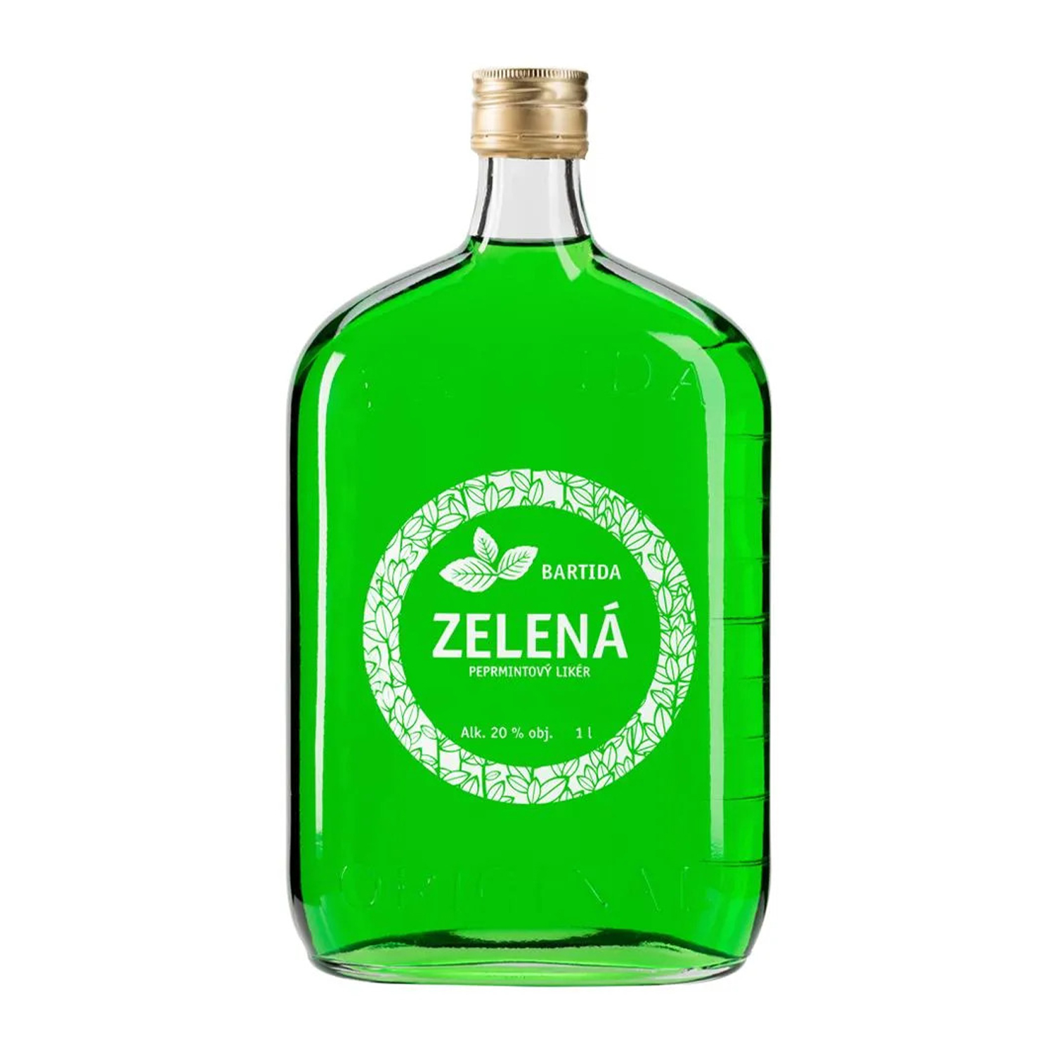 Bartida Zelená peprmintový likér 20% 1L