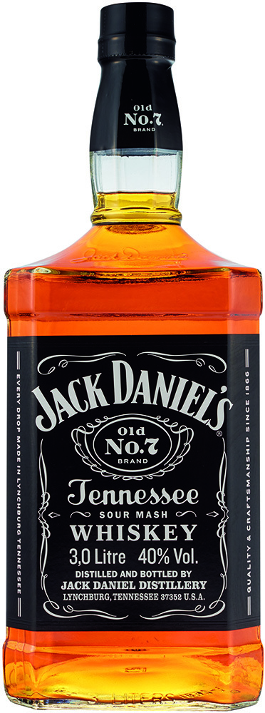 Jack Daniel\'s 40% 3L (čistá fľaša)