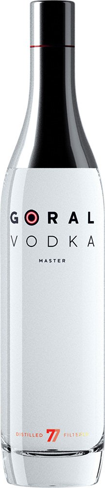 E-shop Goral vodka Master 40% 0,7L (čistá fľaša)