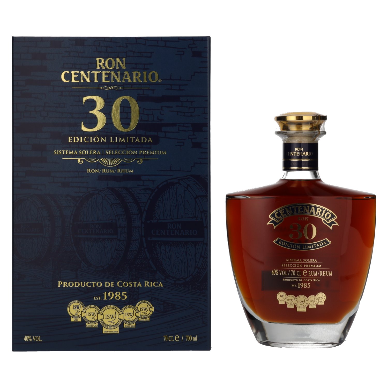 Ron Centenario Edición Limitada 30y 40% 0,7L (kartón)