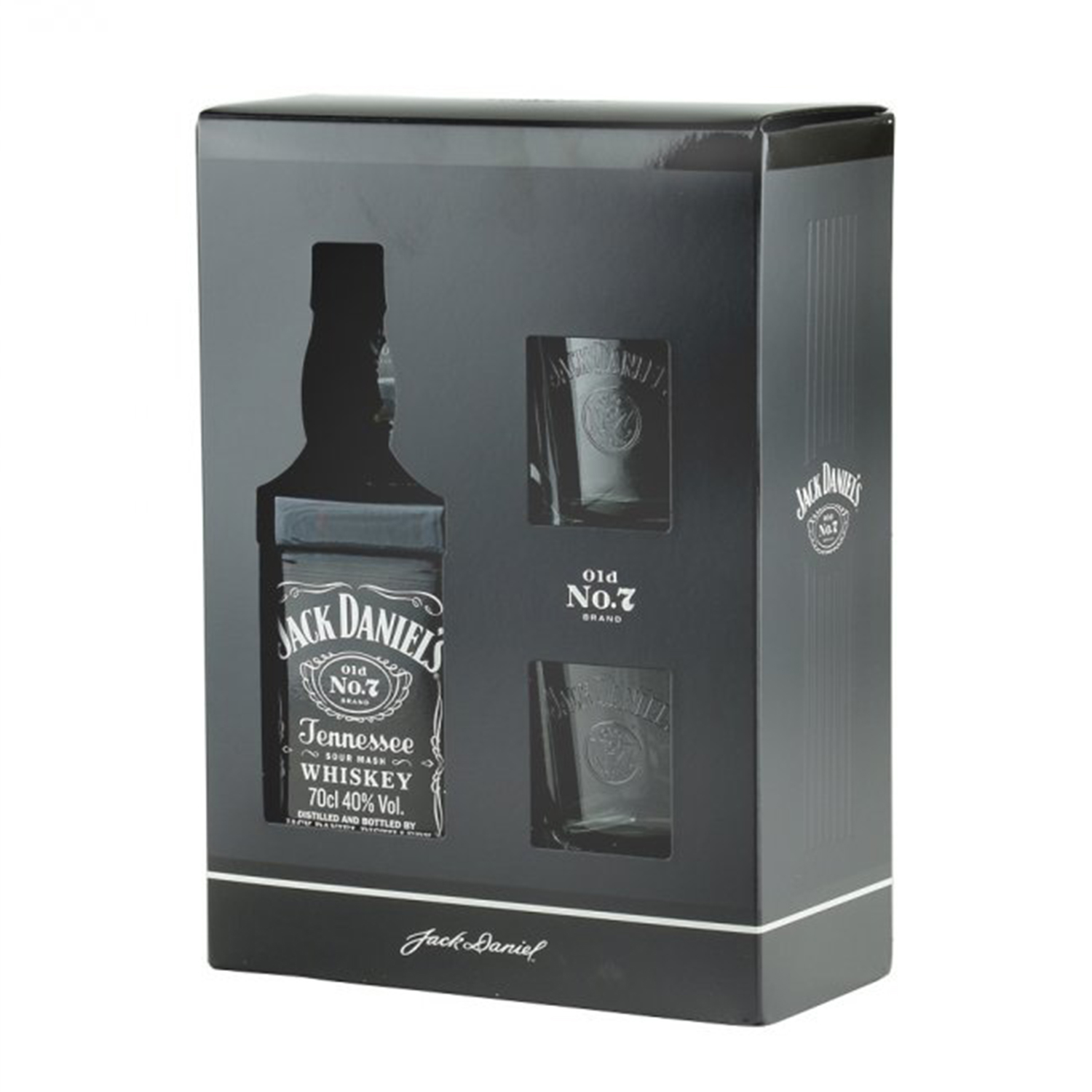 Jack Daniel's 40% 0,7L v kartóne + 2 poháre