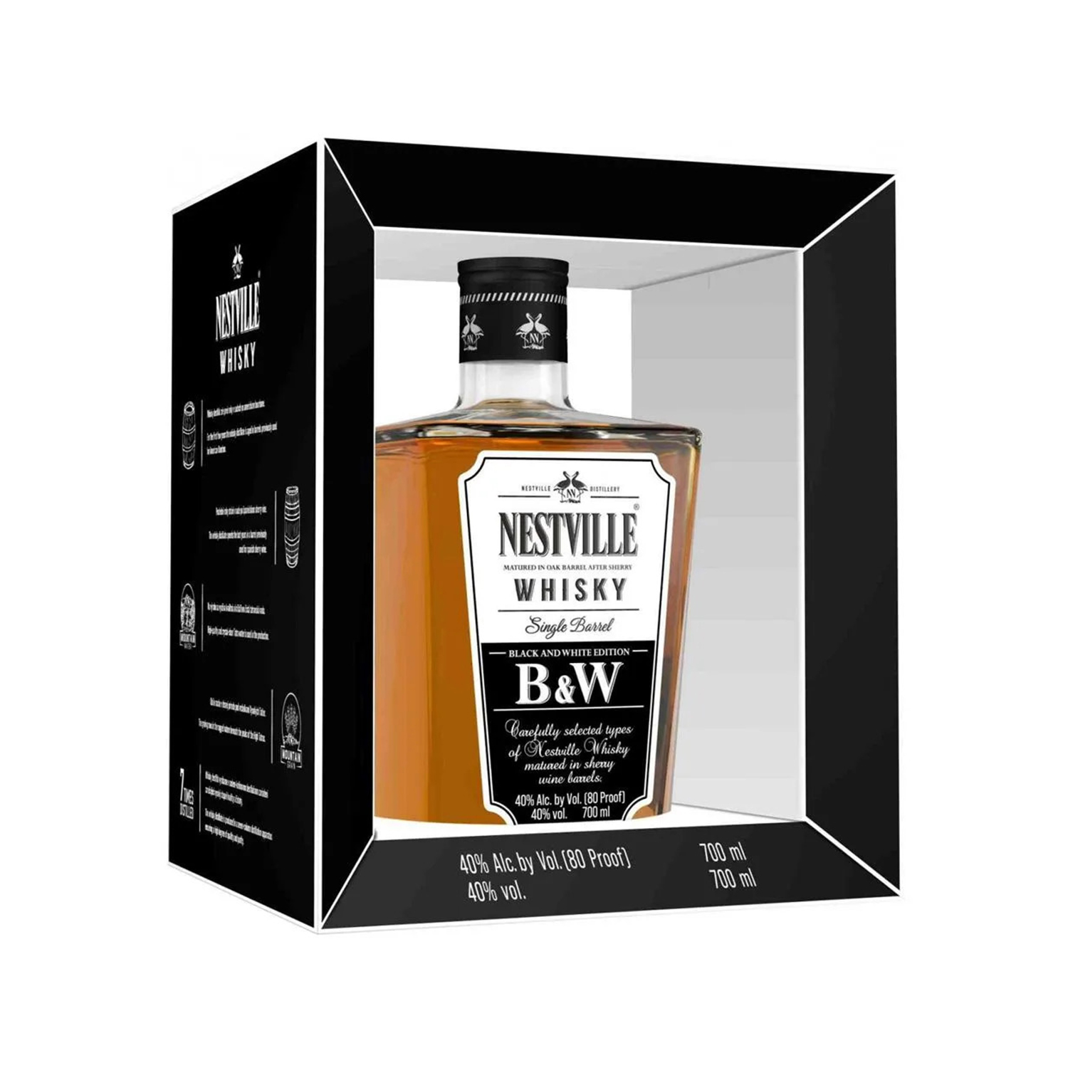 Nestville Black & White 43% 0,7L