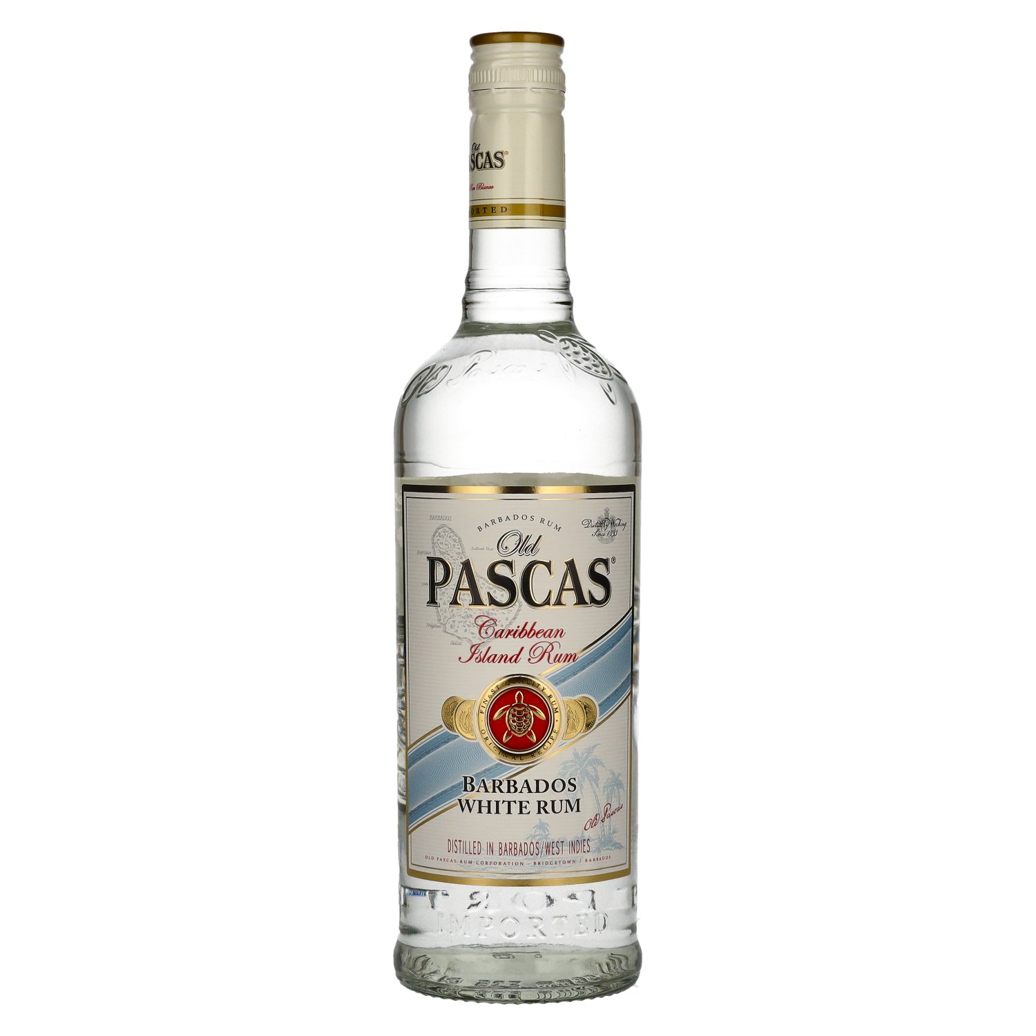 Old Pascas White Rum 37,5% 0,7L (čistá fľaša)