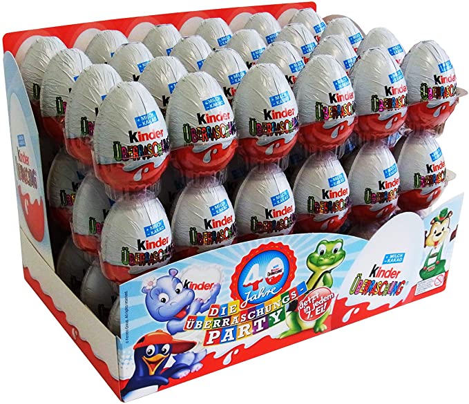 Kinder Surprise čokoládové vajíčko 20g (kartón 72ks)