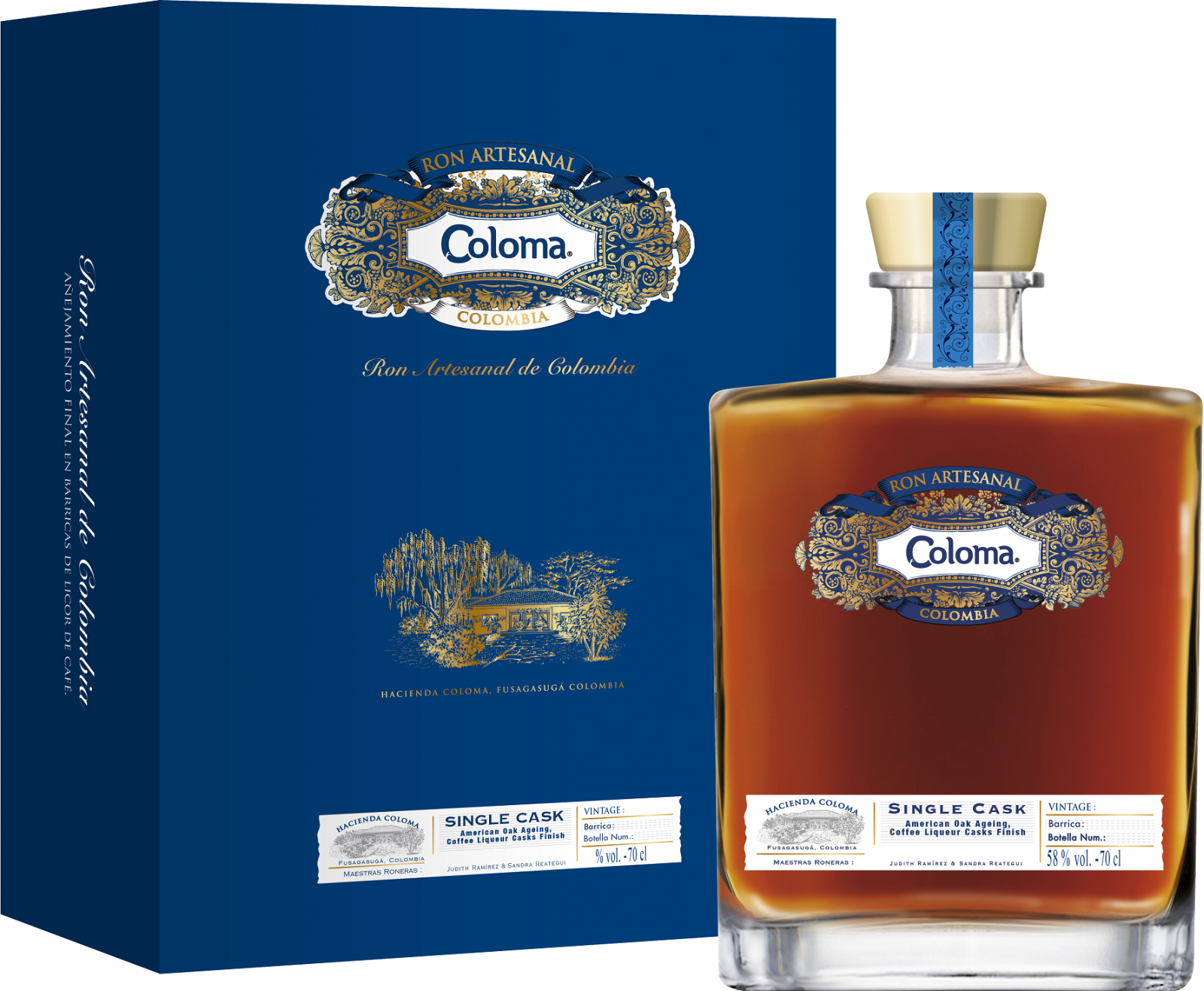 E-shop Coloma 2008 Single Cask Rum 50,3% 0,7 l (tuba)