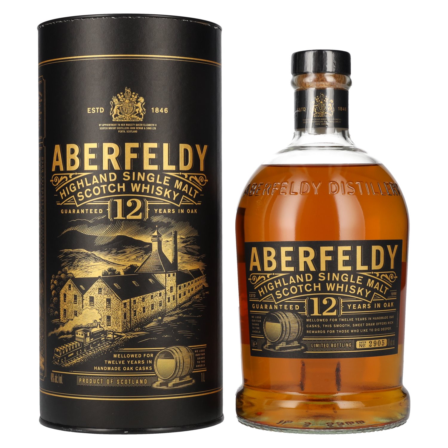 Aberfeldy 12y 40% 1L v tube