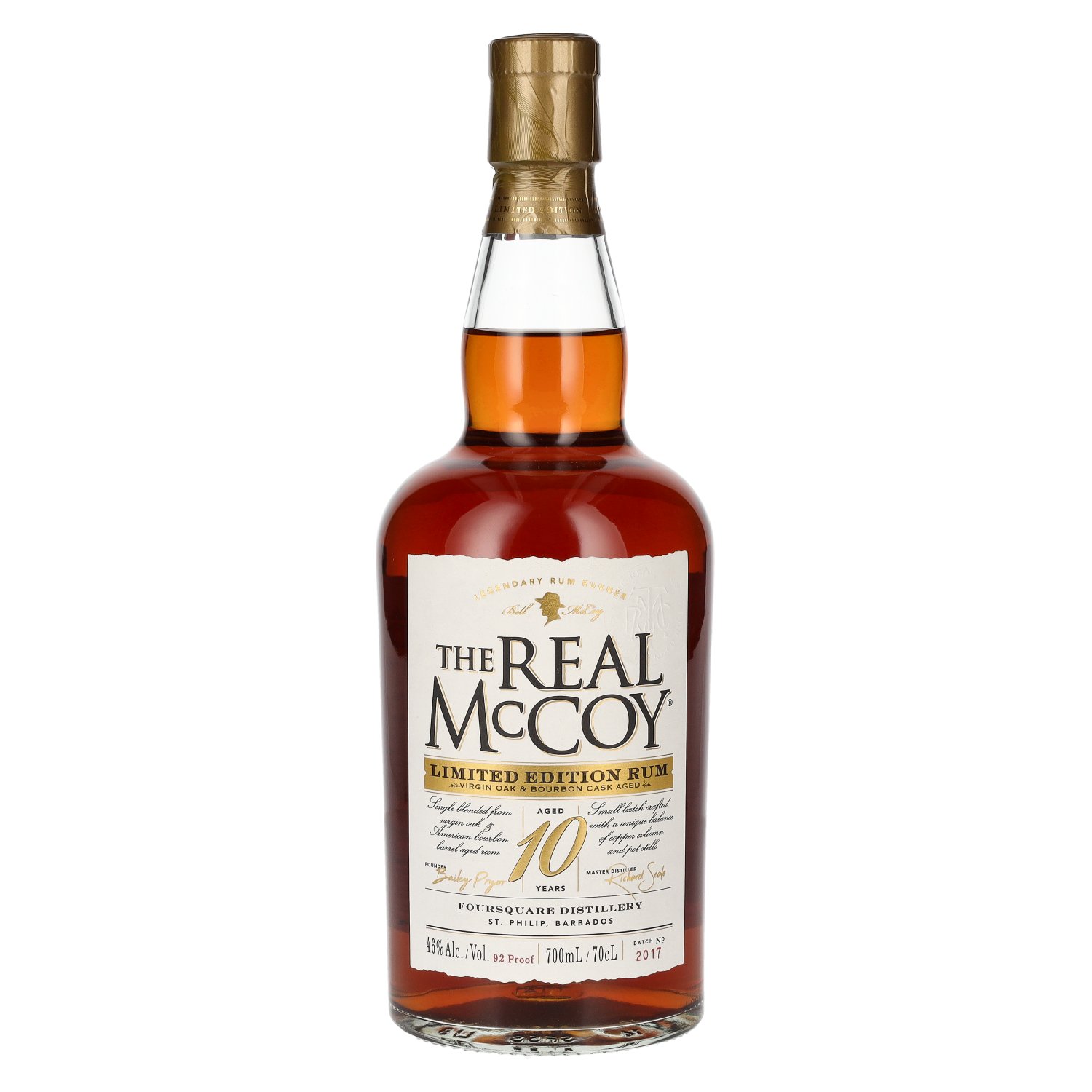 The Real McCoy 10y Limited Edition Virgin Oak & Bourbon 46% 0,7L