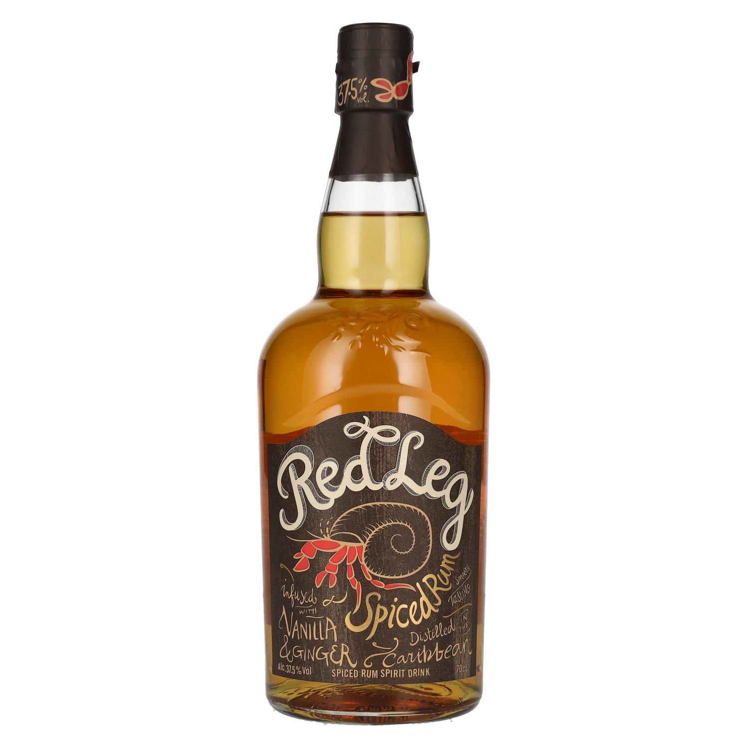 RedLeg Spiced Rum 37,5% 0,7 l (čistá fľaša)