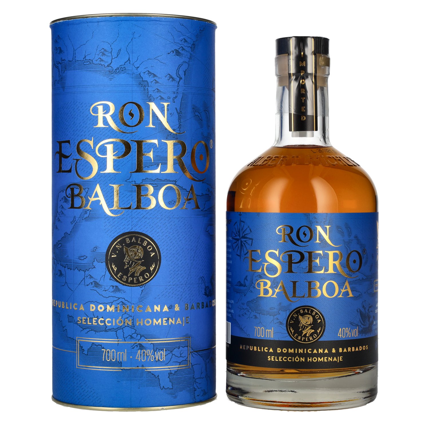 Ron Espero Balboa Rum 40% 0,7 l (tuba)