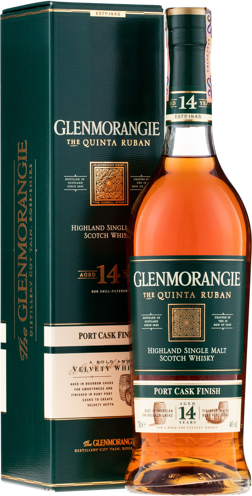 Glenmorangie 14YO The Quinta Ruban Port Cask Finish 46% 0,7L