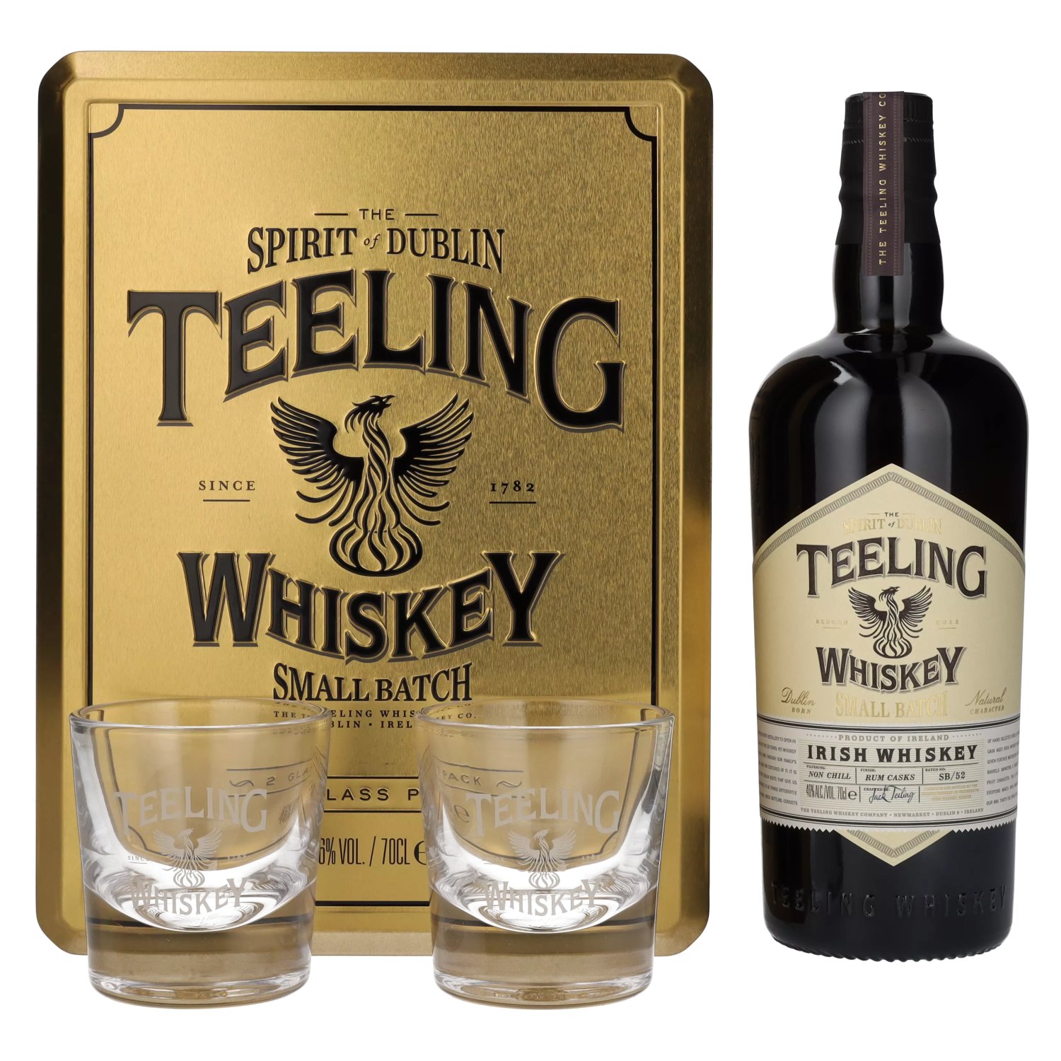 Teeling Small Batch 46% 0,7 l (darčekové balenie 2 poháre)