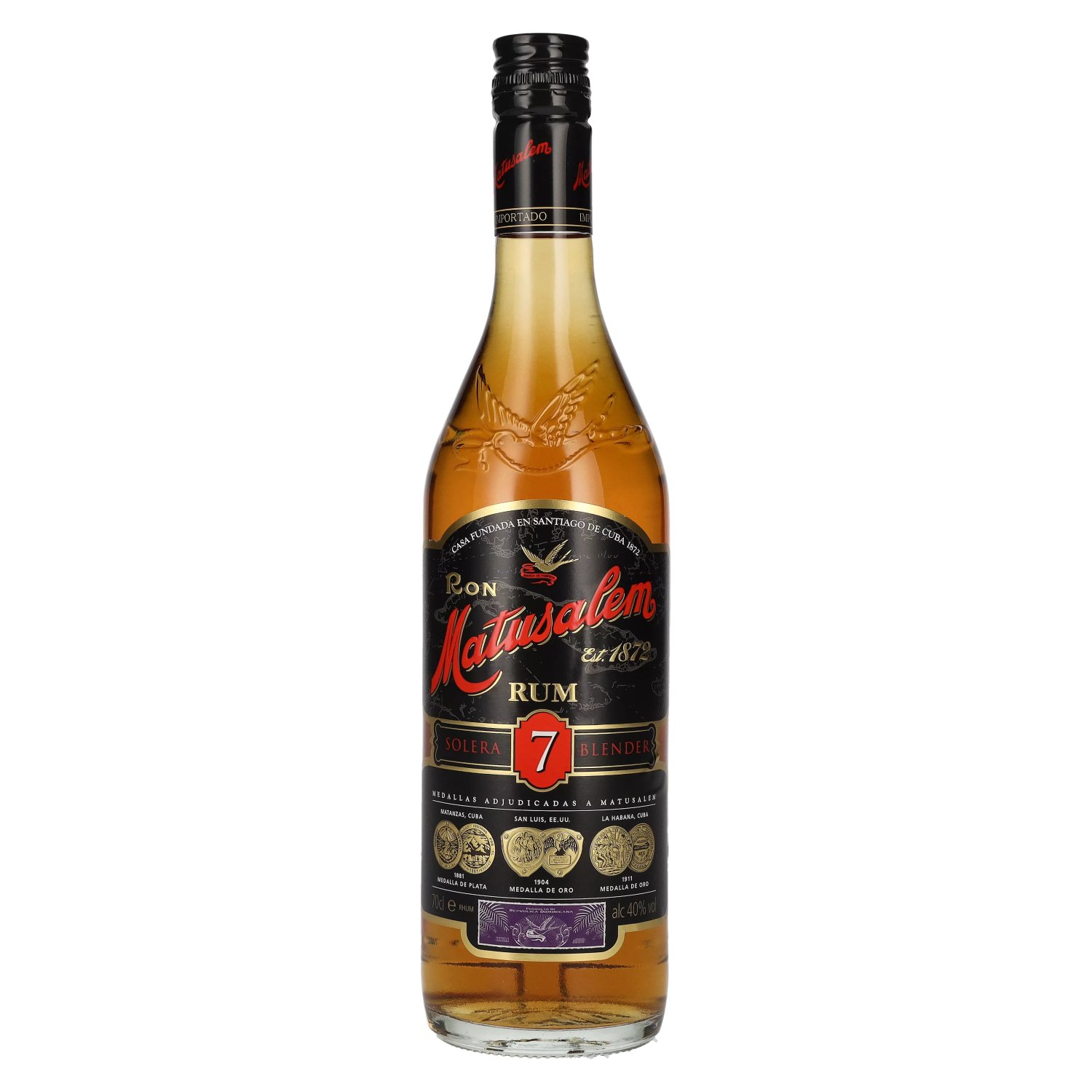 Ron Matusalem 7 Solera Blender Rum 40% 0,7 l (čistá fľaša)