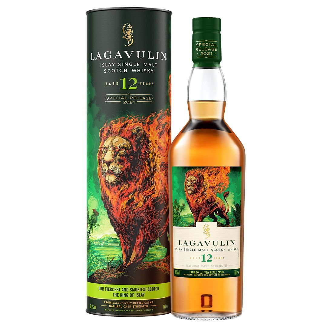 Lagavulin 12y The Lion\'s Fire Special release 2021 56,5% 0,7L (tuba)