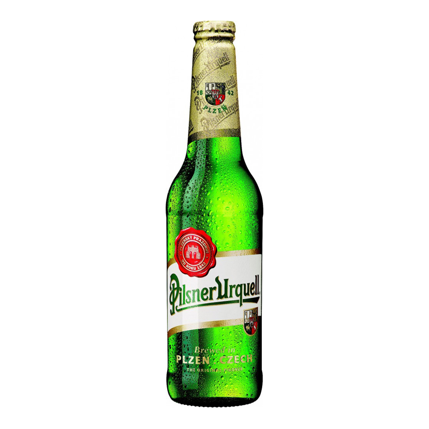 Pilsner Urquell svetlé 12° 4,4% 0,33L sklo (prepravka 24ks)