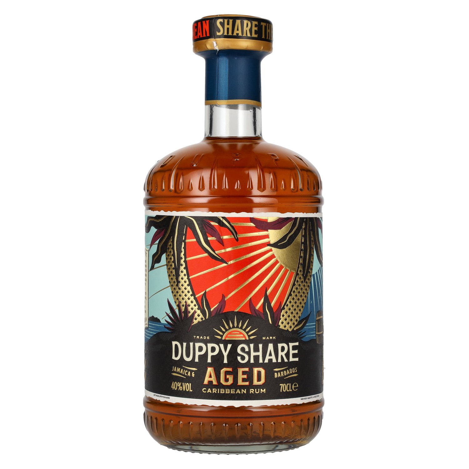 The Duppy Share Aged Caribbean Rum 40% 0,7 l (čistá fľaša)