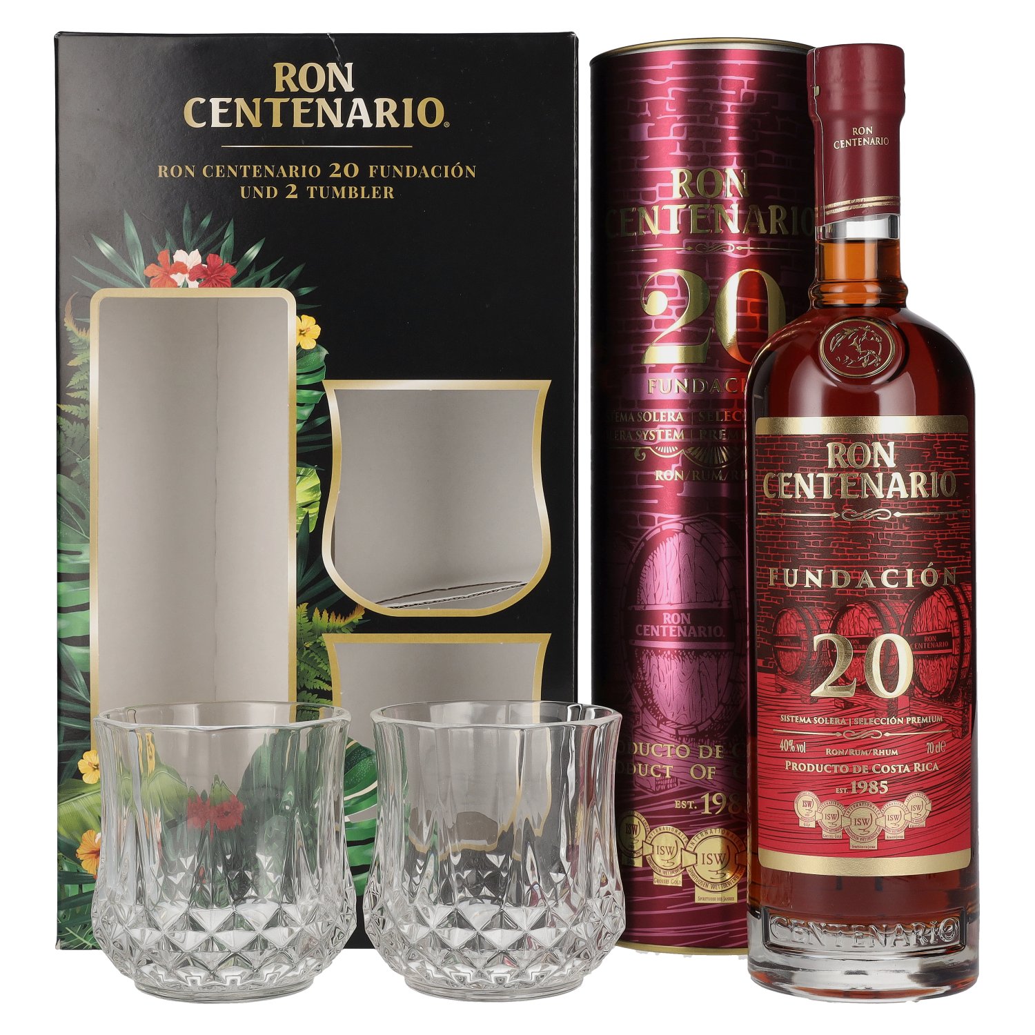 Ron Centenario Fundacion 20y 40% 0,7 l