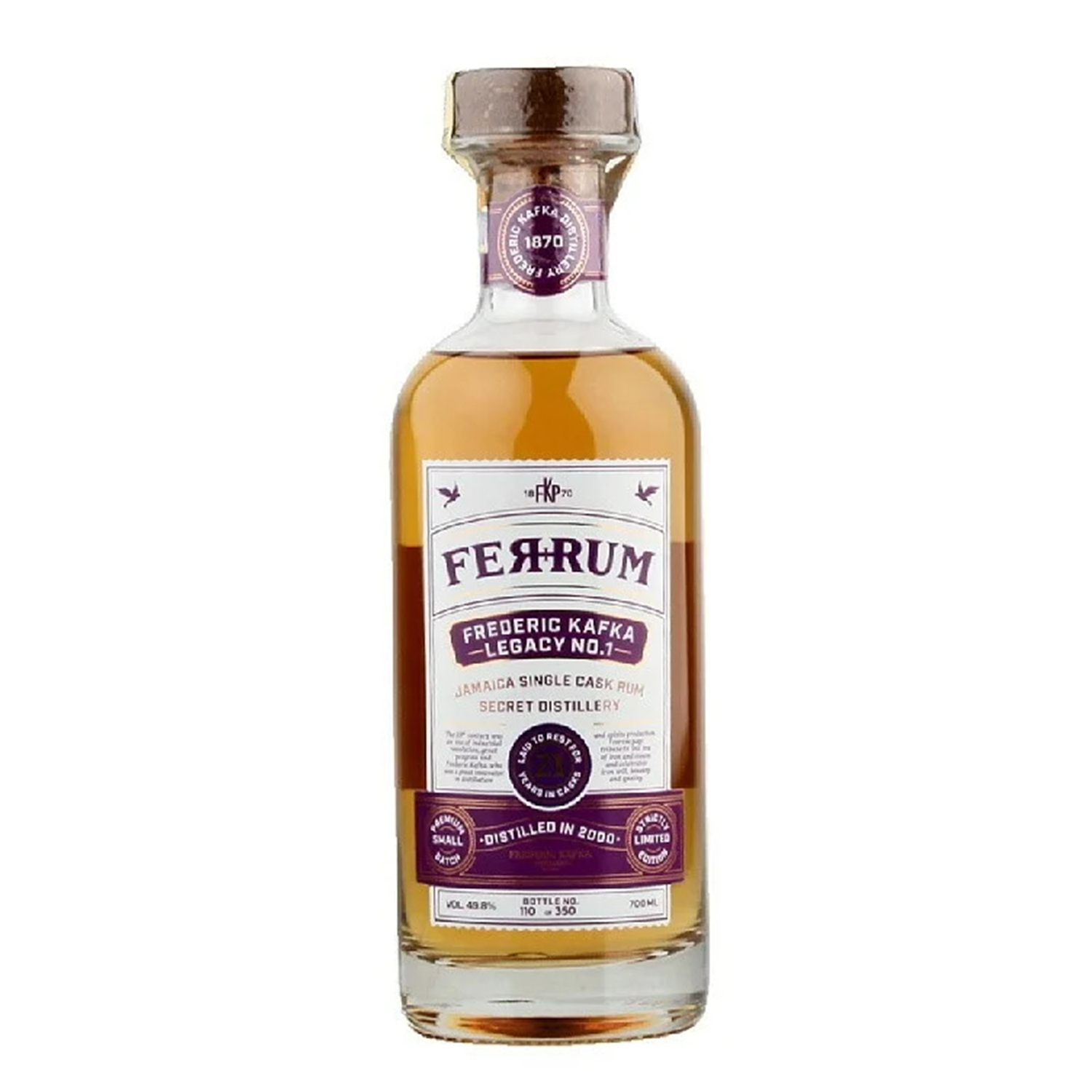 Ferrum Jamaica 21y Single cask No.106 49,8% 0,7L