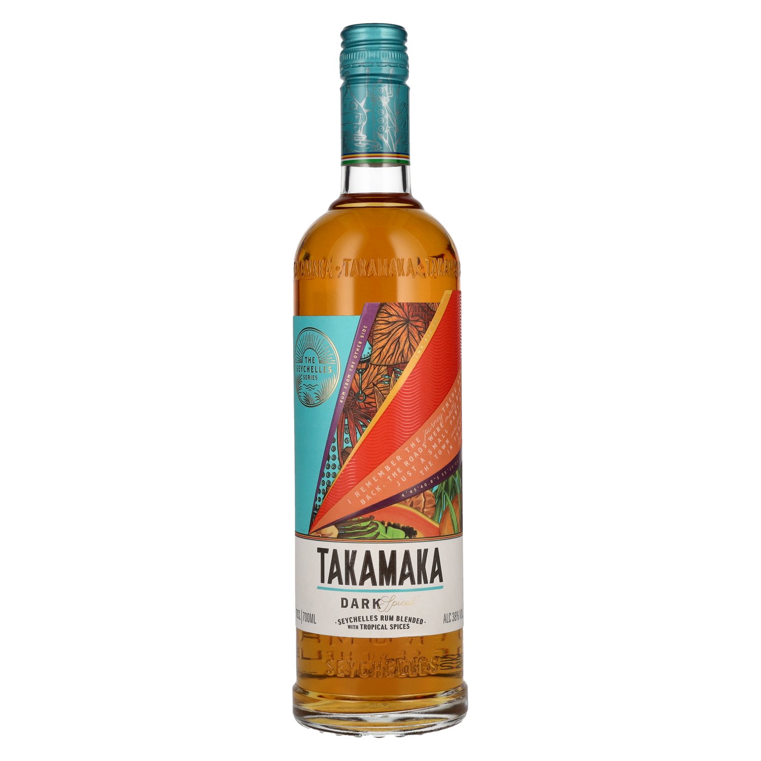 Takamaka Spiced 38% 0,7 l (čistá fľaša)