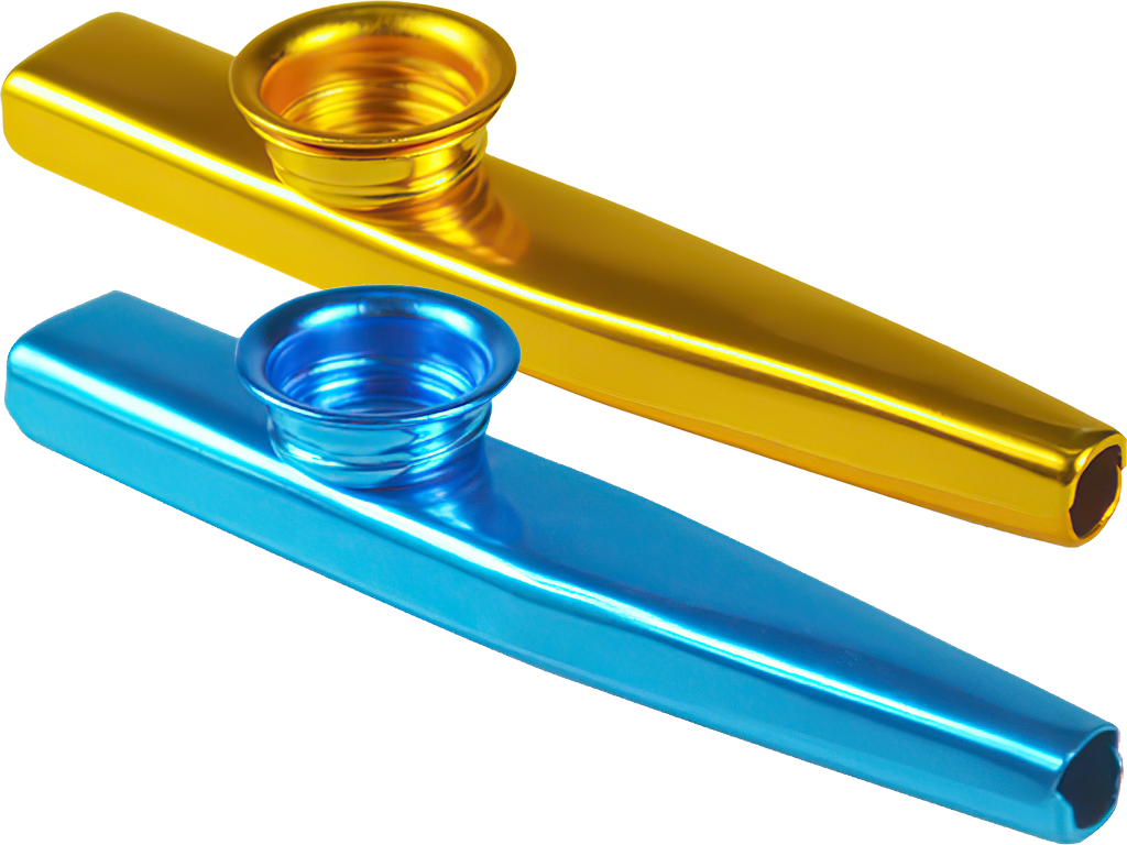 Sada 2 ks Kazoo - Modré, zlaté