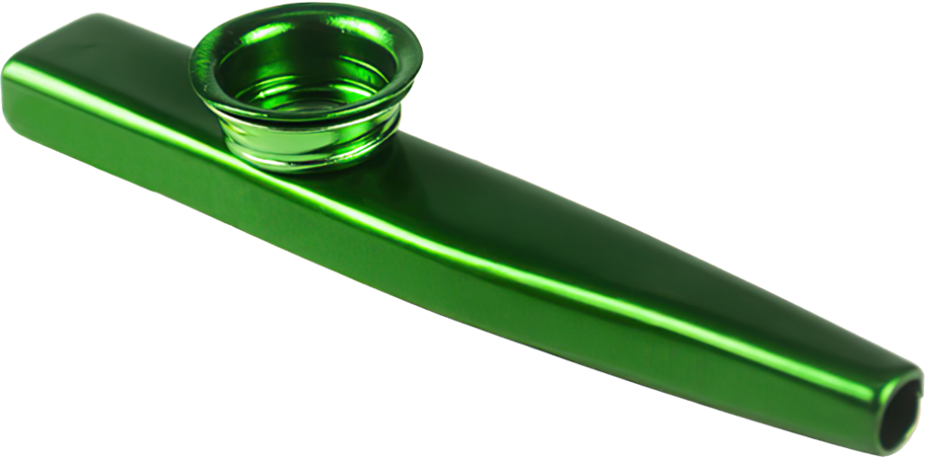 Kovové kazoo - Zelené
