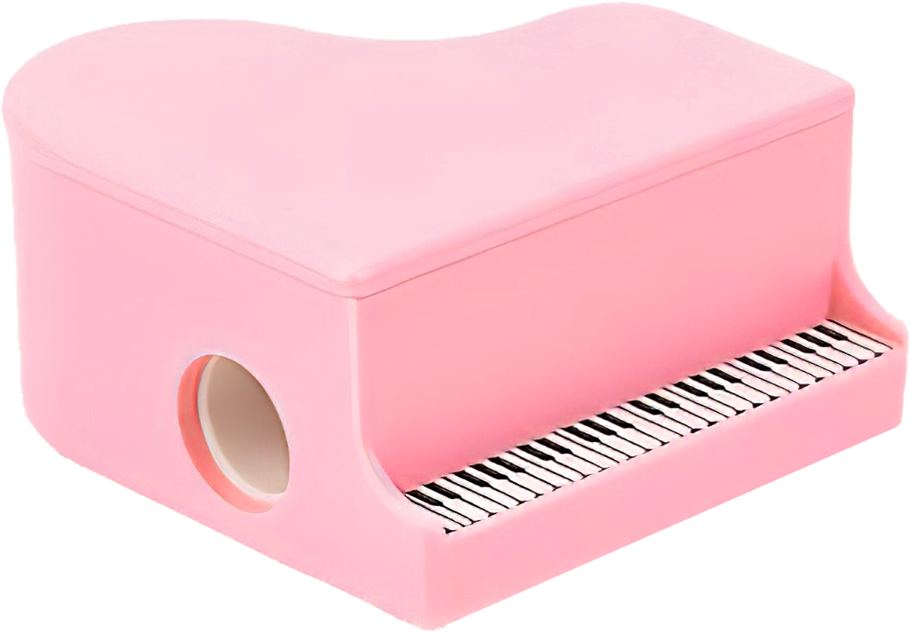 Ořezávátko na tužky - Klavír - Světle růžový