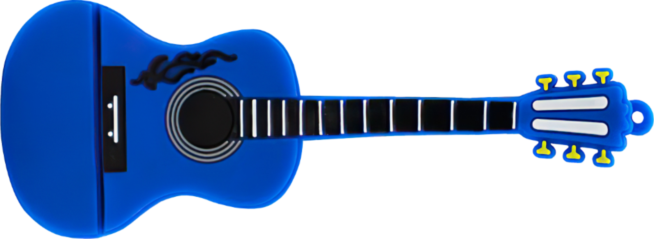 USB Flash disk - 64 GB - USB 3.0 - Akustická kytara - Modrá