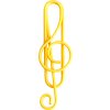 reddot records cz kancelarska sponka houslovy klic zluty 1