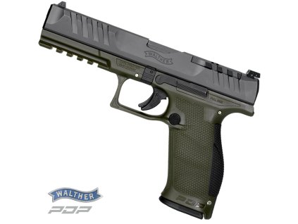 1607 walther pdp full size od green 5 9 mm luger