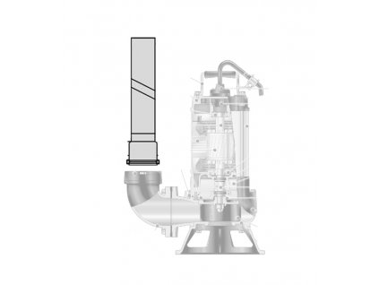 Prodlužovací kus pro kalová čerpadla 2" vnitřní / vnější závit