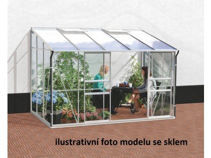 Skleník VITAVIA IDA 6500 PC 4 mm stříbrný LG299  Záruka 10 let na nerozbitnost krupobitím