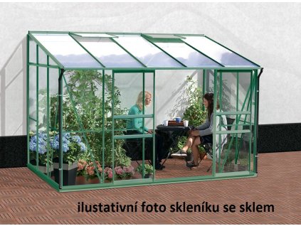 Skleník VITAVIA IDA 6500 PC 6 mm zelený LG1130  Záruka 10 let na nerozbitnost krupobitím