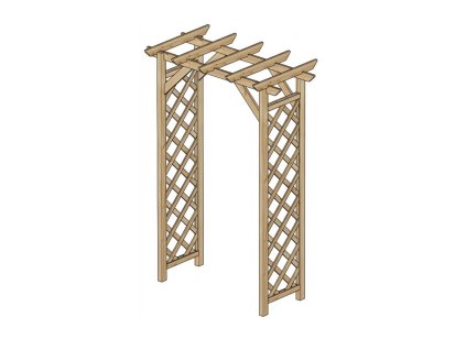 Pergola na růže LANITPLAST S7012