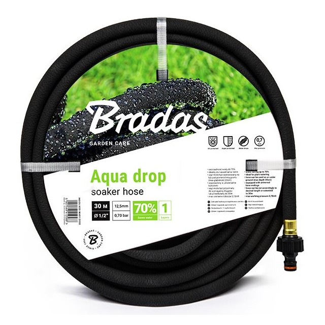 Levně Zavlažovací hadice BRADAS AQUA-DROP 1/2 - 15m