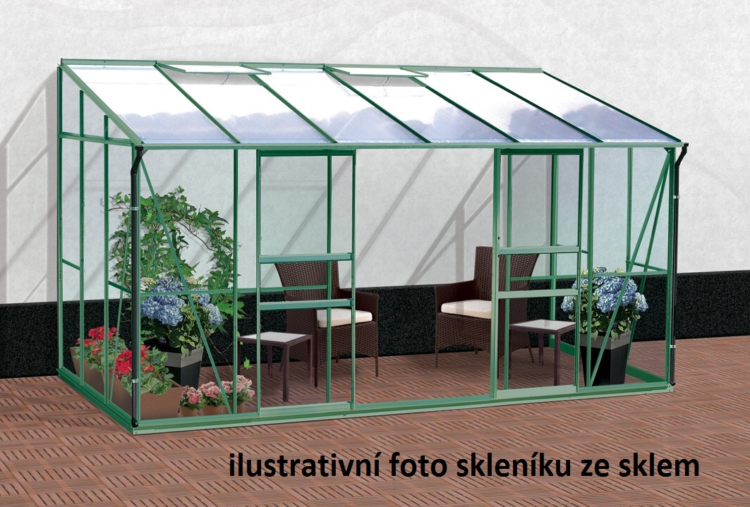 Levně Skleník VITAVIA IDA 7800 PC 4 mm zelený LG1131 Záruka 10 let na nerozbitnost krupobitím