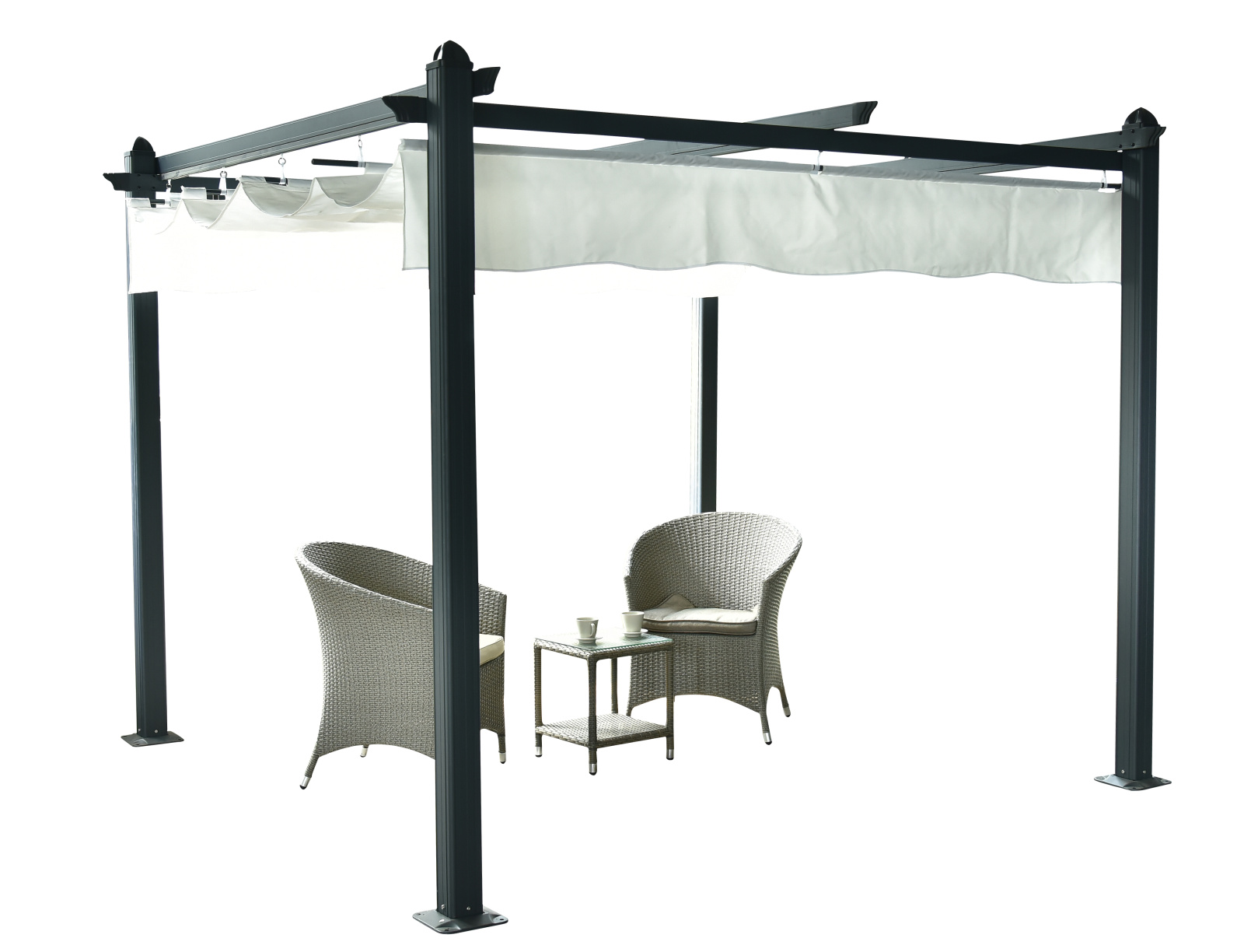 Levně Hliníková pergola LANITPLAST SOLO 33 LG2079