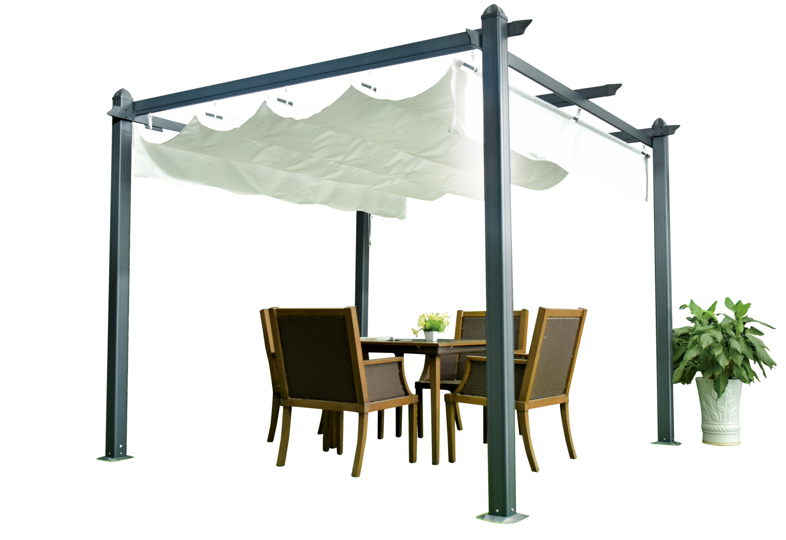 Levně Hliníková pergola LANITPLAST SOLO 43 LG2080