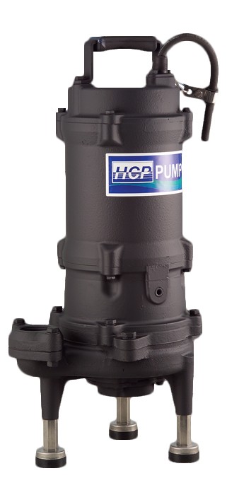 HCP PUMPS Kalové čerpadlo HCP 32-GF22.2 400V bez plaváka, s řezacím zařízením