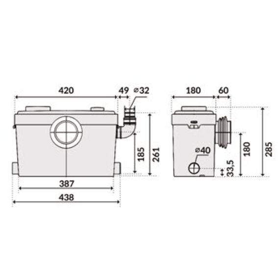 DAMBAT IBO SANIBO 5 230V Obrázek