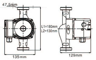 Oběhové čerpadlo IBO OHI 32-60/180 Obrázek